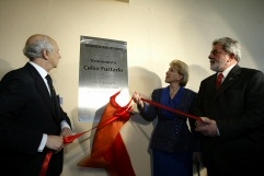 O presidente, a prefeita de São Paulo e o secretário-geral da Unctad, na inauguração do auditório Economista Celso Furtado. - Imagem: © Ricardo Stuckert / PR