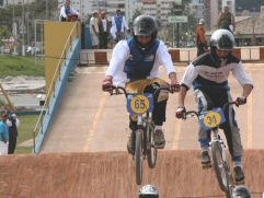 Competição de bicicross no 48º Jogos Regionais. - Imagem: © Gustavo Grunewald