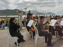 Apresentação da Banda Lira Padre Anchieta na Praça Capricórnio. - Imagem: © Divulgação