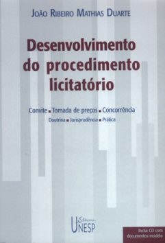 Capa do livro Desenvolvimento do procedimento licitatório. - Imagem: © Divulgação