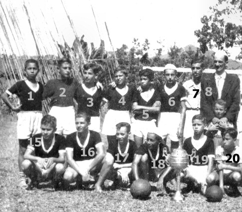 Alunos do Grupo Escolar Dr Esteves da Silva em 1952. - Imagem: © GSHG - Fundart