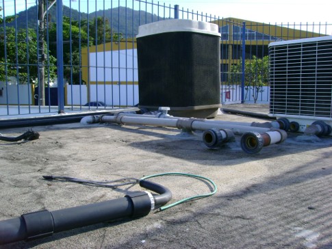 Piscina municipal. - Imagem:  Arquivo Jlio Csar Leite e Prates