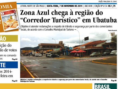 Trecho da capa do jornal Imprensa Livre desta sexta-feira, 7 de novembro de 2014.