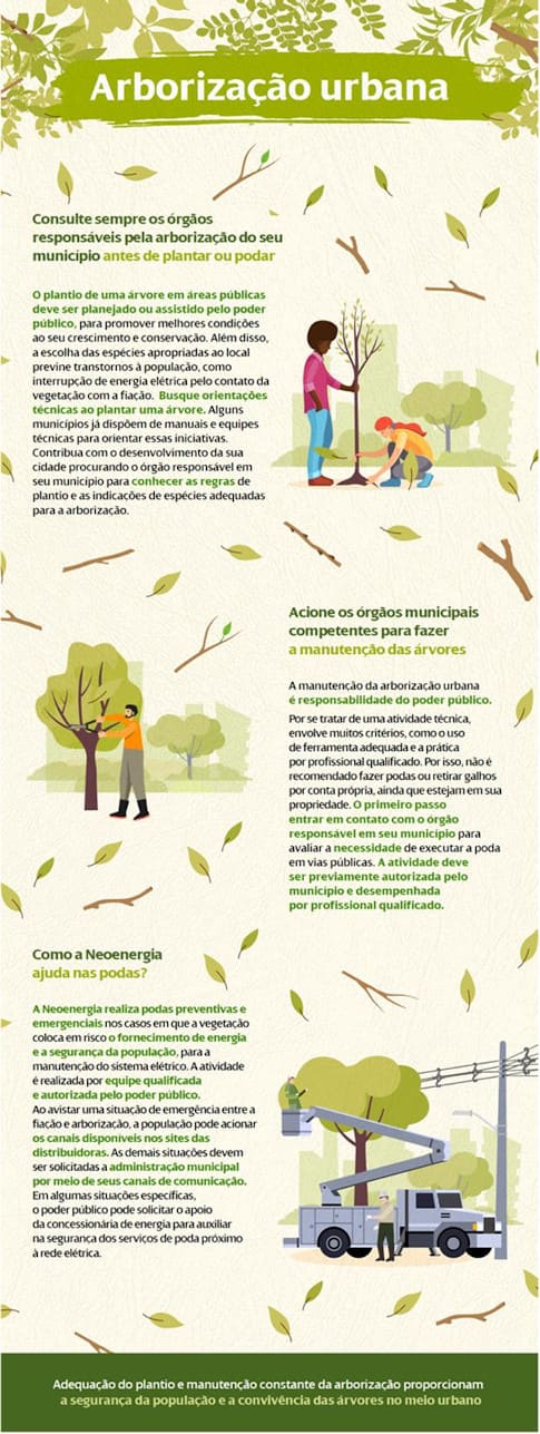 Arborização urbana.