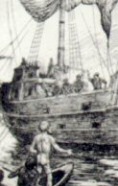 Resgate pelo navio francês Catarina de Vitaville